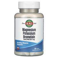 KAL, Magnis Kalis Bromelainas, 60 tablečių