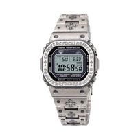 CASIO Custom Collection GMW B5000D 1 Solar Movement Metal Strap Watch Unisex Gray Dial GMW-B5000D-1(Watch4--) gray