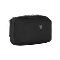 VICTORINOX Werks Traveler Compact Toiletry Bag Pouch Second Bag 3L with Zippered Pocket Toiletry Bag Travel Pouch Travel Business Gift Black 653639 black