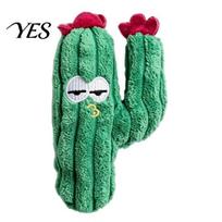 Plush Cactus Cat Toy Toy, Catnip Filled Chew Cute Handcrafted Stuffed Kitten Teething for Indoor Cats Entertainment blue