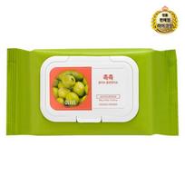 Holika Holika Daily Fresh Moist Olive Cleansing Tissue 300g, 60 pieces, 1 piece yellow