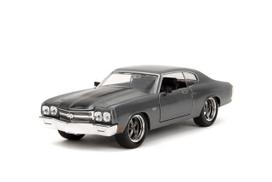 Greiti ir įsiutę 1970 m. Chevy Chevelle SS metalinis modelis Vaikams ir suaugusiems Žaislai & 124 (Pilka) pilka spalva