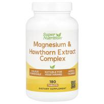 Magnesium and Hawthorn Extract Complex, Taurine, Coleus Forskohlii Extract, Hops, 180 Tablets