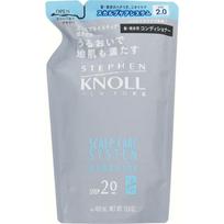 Kose Steven Knoll Scalp Care System Hydrator Refill 400ml Shampoo/conditioner (premium) To refill the container: Hold the capful tightly and cut off i
