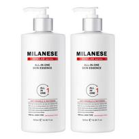 Milanese all-in-one men's cosmetics 1+1 / 500ml + 500ml / whitening + wrinkle improvement functionality, 500ml, 2 units white