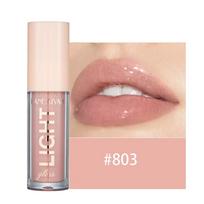 Shiny, sparkly pearl lipstick, long-lasting, non-sticky, 12-color lip gloss moisturizing, 03 3, 3 pieces brown