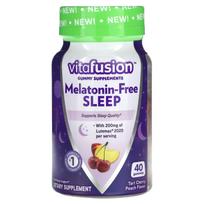 VitaFusion, miegas be melatonino, vyšnių persikas, 40 guminukų
