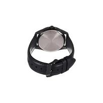 CASIO 50 meters waterproof Quartz leather strap 48*42.2*8.2mm men's watch black dial MTP-E170BL-1B juoda