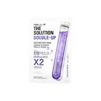 The Face Shop The Solution Double Up Calming Mask, 1 pack, 1 piece white