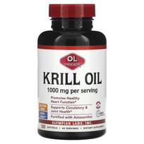 Olympian Labs, Krill Oil, 1,000 mg, 120 Softgels (500 mg per softgel)