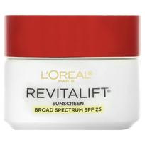 L'Oréal, Revitalift nuo raukšlių + stangrinantis, drėkinamasis kremas, SPF 25, 1,7 oz (48 g) red
