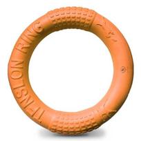 Ding Dong Šunelis Pūkuotas Žiedas Žaislas Skraidanti Lėkštė, Oranžinis, 1 Vnt. orange