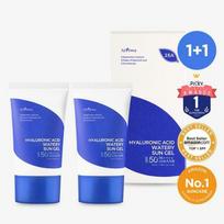 ISNTREE Hialurono rūgšties vandeningas gelis nuo saulės dvigubas rinkinys (50 ml + 50 ml) blue