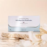Unizar Chaorum Collagen Cleansing Powder Enzyme Face Wash Foam Cleansing, 1 box, 6g white