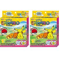 Paper Kingdom Pokemon Glass Art 10.5ml x 6 colors, 2 sets, mixed colors Korean popular toys yellow