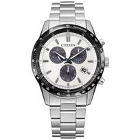 Fotovoltinis chronografas atsparus vandeniui baltas sidabrinis [Citizen] Eco-Drive BL5614-59A vyriškas balta