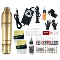 Scalp tattoo machine eyebrow tattoo semi-permanent ink machine material crown pigment set needle needle pen, 1 piece black