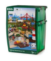 BRIO WORLD Pasaulio Deluxe rinkinys Medinis 33766 [Traukinys, Laivas, Lėktuvas, Žaislas, Geležinkelis]