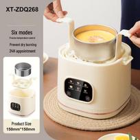 LISM Multi-functional Electric Breakfast Steamer & Egg Cooker white