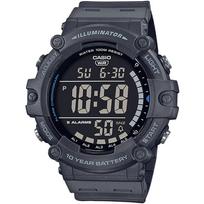Casio Standard AE-1500WH-8BV Men's Digital Watch Dark Gray Negative LCD 10-Year Battery black