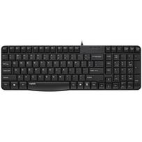 Rapoo K130 Wired Keyboard juoda