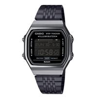 Casio Senovinis skaitmeninis išmaniojo telefono ryšys nerūdijančio plieno kvarcinis ABL-100WEGG-1B Unisex laikrodis juoda