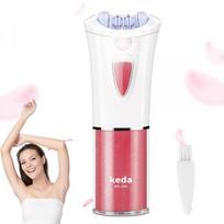 Women's Epilator Hair Removal Portable Facial Glamorous Skin Electric Smooth Glide Bikini Line with LED Cold Light white