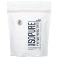 Isopure, Baltymų milteliai be angliavandenių, Beskonis, 1 svaras (454 g)