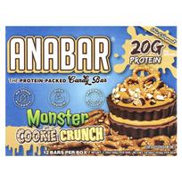 The Anabar, Protein-Packed Candy Bar®, Monster Cookie Crunch, 12-count, 2.39 oz (68 g) each