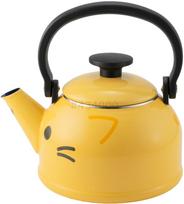 Fuji Horo Kettle IH compatible Animal kettle Cat 1.8L DOY-1.8K.N yellow