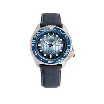 SEIKO Size 5, Demon Slayer Kimetsu No Yaiba Collaboration Automatic Mechanical Movement Leather Strap SRPJ26K1 Inosuke Hashibira gray