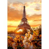 [Sun & Tree] Majestic Eiffel Tower 1000 Piece Jigsaw Puzzle HP1017 orange