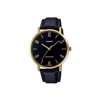 CASIO Men Standard Series Black Watch MTP-VT01GL-1B2 MTP-VT01GL-1B2 Regular Watch Box black