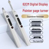 Multi-functional Presentation Clicker with Digital Countdown gray