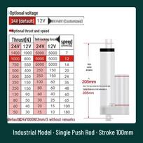 12V mikro elektrinis linijinis pavaros mechanizmas