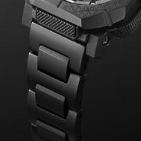 CASIO PRO TREK serija 100 metrų atsparumas vandeniui, barometrinis aukščio rodymas, atsparumas žemai temperatūrai, saulės energija veikiantis kvarcinis mechanizmas, titano apyrankė, , aš PRW-B1000WM-1 juoda