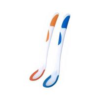 Fisher Price Temperature Sensitive Baby Food Spoon Set of 2, Mixed Colors, Set of 4 white