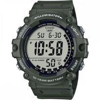 [Casio] CASIO Standard Digital Watch AE-1500WHX-3AV Long Strap Men's Cheap Casio Chipkashi Military Green Overseas Model gray