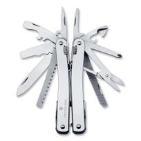 VICTORINOX Lauko replės įrankis Swiss Tool Spirit X su nailoniniu dėklu 3.0224.N [Garantija įskaičiuota] sidabras