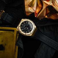 CASIO individualus laikrodis modifikuota serija G-SHOCK serija užburtas aukso šešėlis 200 metrų atsparumas vandeniui Kvarcinis guminis dirželis tas pats stilius kaip GA-2100-1A1 juoda