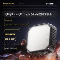 Sidande Matrix 5-inch RGB LED Panel Light Kit white