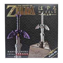Hanayama HUZZLE Legend of Zelda Master Sword Dėlionė iš detalių (Oficialus Korėjietiškas Leidimas) gray