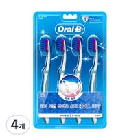 Oral-B Proflex 3D White Toothbrush, 4 pack, 4 pieces blue