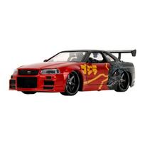 Godzilla Nissan GTR 1:24 mastelio liejimo transporto priemonė
