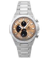 Casio Edifice Slim Line Analoginis Chronografas Nerūdijančio Plieno Vario Ciferblatas Saulės Energija EFS-S570D-5A 100M Vyriškas Laikrodis varis
