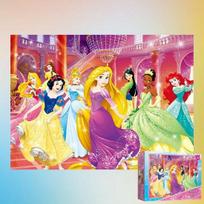 (PS) Disney Princesės Prom Didelės detalės dėlionė Personažas 100 detalių, Korėjos populiarios dėlionės yellow