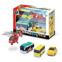 Iconix Tayo The Little Bus Special Friends 4-Piece Set - Volume 4 gray