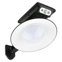 Outdoor Solar Motion Sensor Wall Lamp black