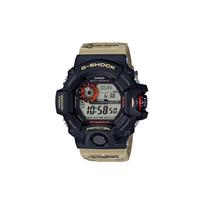 Casio G-SHOCK serija MASTER OF G Katės serija Saulės energija veikiantis šešių stočių radijo bangų atsparus Kvarcinis mechanizmas Dervos dirželis Japonų ir korėjiečių laikrodis GW-9400DCJ-1 pilka spalva