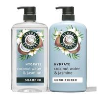 Herbal Essences Shampoo + Conditioner 597ml Each Set 1 Pack Hydrated Coconut Water & Jasmine Herbal Essences Shampoo gray